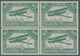 Deutsches Reich - Inflation: 1919, "40 Pfg. Blassgrün", Postfrischer Viererblock, Ein Wert Im Oberen - Used Stamps