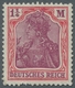 Deutsches Reich - Inflation: 1920, 1 1/4 Germania Mit WZ Rauten, (früher 151y) Postfrisch, Farbfrisc - Usados