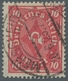 Deutsches Reich - Inflation: 1922, 10 Pf. Posthorn Lilarot, Mit Abart "ohne Sichtbaren Unterdruck", - Used Stamps