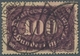 Deutsches Reich - Inflation: 1922, "100 Mk. Queroffset Mit Doppeldruck", Sauber Gestempelter Wert Mi - Usados