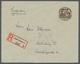 Deutsches Reich - Weimar: 1930, Nothilfe, 50 Pf. Braun Als Ef Auf R- Brief,(nur Um 5 Pf. überfrankie - Unused Stamps