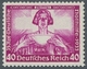 Deutsches Reich - 3. Reich: 1933, "40 Pfg. Wagner", Postfrischer Wert Mit Drei Stumpfen Zähnen, Gepr - Unused Stamps