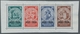 Delcampe - Deutsches Reich - 3. Reich: 1933, "Nothilfe", Einzelmarken Aus Block Je Mit Zusatzfrankatur Auf Zwei - Unused Stamps