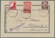 Deutsches Reich - 3. Reich: 1933, "10 Pfg. Einzelmarke Aus Nothilfe-Block" Mit Zusatzfrankatur Als P - Nuevos