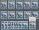 Deutsches Reich - 3. Reich: 1935, 100 Jahre Deutsche Eisenbahn, 24 Postfrische Teilsätze (vom Adler - Unused Stamps