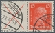 Deutsches Reich - Zusammendrucke: 1927, "X + 15 Pfg. Kant", Sauber Gestempelter Zusammendruck In Tad - Se-Tenant