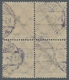 Deutsches Reich - Dienstmarken: 1923, 2 Mrd. Mit Aufdruck "Dienstmarke" Im 4er Block Sauber Gest. Re - Oficial
