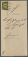 Deutsches Reich - Privatpost (Stadtpost): APOLDA - Courier 1893, "3 Pfg. Graublau Auf Gelb", Farbfri - Correos Privados & Locales