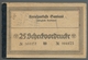 Heimat: Ehemalige Ostgebiete: SAMLAND; 1940-1948, Scheckheft Zu Ehemals 25 Scheckvordrucken Der "Kre - Sonstige & Ohne Zuordnung