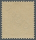 Deutsche Post In China: 1898, 3 Pf. Gelbbraun, ( Heutige Bezeichnung Hellockerbraun), Diagonaler Auf - China (oficinas)
