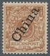 Deutsche Post In China: 1898, 3 Pf Braunocker, Postfrisch U. Gut Gezähnt , Tiefst Gepr. Bühler. Mi. - China (oficinas)