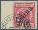 Deutsche Post In China: 1900, 5 Pf A. 10 Pfg, Sogen. Futschau Provsorium, Diagonaler Aufdruck, Saube - Deutsche Post In China