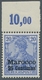 Deutsche Post In Marokko: 1903, 3 Cent Bis 1 Peseta, Ohne Die 10 C Rot, Amtlich Nicht Ausgegebener S - Morocco (offices)