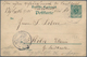 Deutsch-Ostafrika - Besonderheiten: 1900, 5 Pfg. Krone/Adler Ganzachenkarte Auf Der Rückseite Handil - África Oriental Alemana