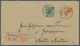Deutsch-Südwestafrika: 1898, Krone/Adler 5 Und 25 Pfennig Entwertet "Keetmanshoop 16.9.00" (Stempel - África Del Sudoeste Alemana
