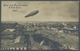 Deutsch-Südwestafrika: 1913, S/w-AK "Gruß Aus Swakopmund" Mit Im Bild Platzierten Zeppelin, Frankier - German South West Africa