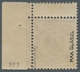 Deutsche Kolonien - Karolinen: 1899, 50 Pf, Diagonaler Aufdruck, Postfrisches Eckrandstück Mit Anhg. - Islas Carolinas