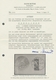 Deutsche Kolonien - Karolinen: 1910, 3. Ponape Aushilfsausgabe, Halbierte 20 Pf Marke (Nr.10), Geste - Islas Carolinas