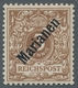 Deutsche Kolonien - Marianen: 1899, 3 Pfg. Orangebraun, Diagonaler Aufdruck, Mit Vollem Originalgumm - Islas Maríanas