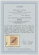 Deutsche Kolonien - Marianen: 1899, 3 Pfg. Gelbbraun, Diagonaler Aufdruck Mit Stempel "Saipan" In Ta - Islas Maríanas
