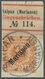 Deutsche Kolonien - Marianen: 1899, 25 Pf. Tadelloses Briefstück Mit Teil Des R-Zettels, Sauber Gest - Islas Maríanas