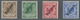 Delcampe - Deutsche Kolonien - Marianen: 1900, 3 Pf Bis 50 Pf, Steiler Aufdruck, Kompletter Postfrischer Satz, - Mariana Islands