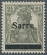 Deutsche Abstimmungsgebiete: Saargebiet: 1920, "2 ½ Pfg. Germania/Sarre Mit Aufdruck In Type II", Po - Briefe U. Dokumente