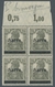 Deutsche Abstimmungsgebiete: Saargebiet: 1920, "2 ½ Pfg. Germania/Saar Bronzegrau Mit Aufdruck In Ty - Cartas & Documentos