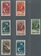 Delcampe - Deutsche Abstimmungsgebiete: Saargebiet: 1926-1935, Kleine Sammlung Auf Steckkarten, überwiegend Pos - Briefe U. Dokumente
