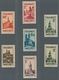 Delcampe - Deutsche Abstimmungsgebiete: Saargebiet: 1926-1935, Kleine Sammlung Auf Steckkarten, überwiegend Pos - Cartas & Documentos