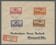 Deutsche Abstimmungsgebiete: Saargebiet: 1926/1932, Flugpostmarken, Beide Sätze Sauber Gest. Saarbrü - Cartas & Documentos