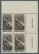 Deutsche Abstimmungsgebiete: Saargebiet: 1929, "Volkshilfe/Gemälde II", Postfrischer Viererblocksatz - Cartas & Documentos