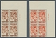 Delcampe - Deutsche Abstimmungsgebiete: Saargebiet: 1931, "Volkshilfe/Gemälde III", Postfrischer Eckrandviererb - Cartas & Documentos