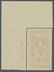 Deutsche Abstimmungsgebiete: Saargebiet: 1931, "Volkshilfe/Gemälde III", Eckrandsatz Mit Druckdatum, - Cartas & Documentos