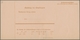 Deutsche Abstimmungsgebiete: Saargebiet - Ganzsachen: 1920, "25 Pfg. Germania/Saargebiet Type II", U - Postal Stationery