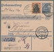 Deutsche Abstimmungsgebiete: Saargebiet - Ganzsachen: 1920, "20 Pfg. Germania/Saargebiet", Mit Zusat - Enteros Postales