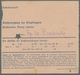 Deutsche Abstimmungsgebiete: Saargebiet - Ganzsachen: 1920, "20 Pfg. Germania/Saargebiet Type III", - Postal Stationery