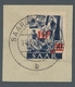 Saarland (1947/56): 1947, "Urdruck"-Ausgabe Komplett Auf Luxusbriefstücken, Einheitlich Mit Aufrecht - Cartas & Documentos