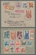 Saarland (1947/56): 1948, "Saar III", Kleine Zusammenstellung Von Fünf Frankierten Belegen, Dabei Je - Covers & Documents