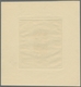 Saarland (1947/56): 1948, "20 Fr. Saar III" Als "Epruve De Luxe" In Schwarz Mit Unterschrift Des Ste - Briefe U. Dokumente