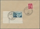 Saarland (1947/56): 1948, "25 Bis 200 Fr. Flugpost Saar III Mit Druckdatum Und Zusätzlich Durchgezäh - Covers & Documents