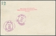 Saarland (1947/56): 1953, Luftpost-Einschreibkarte In Die USA Mit U.a. 25 Und 50Fr Flugpost Frankier - Covers & Documents