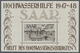 Saarland (1947/56): 1948, "Hochwasser-Blockpaar", Postfrisches Blockpaar Mit Kleine Einschränkungen - Cartas & Documentos