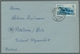 Saarland (1947/56): 1949, 25 Fr. Blau Als Portogerechte EF Auf Brief, Farbbefund C. Ney BPP. M.i 200 - Cartas & Documentos