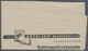 Saarland (1947/56): 1949, "1 Fr. Saar IV", Einzelwert Als Sehr Seltene Portorichtige EF Auf Orts-Zei - Cartas & Documentos
