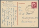Saarland (1947/56): 1950, "Kolping" Als Portorichtige EF Auf Offizieller Sonderkarte Zur IBASA Mit E - Cartas & Documentos