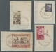 Saarland (1947/56): 1950, "IBASA", Randwert Mit Ausgabebezogenem SST Auf Briefstück. Dazu Mi. 276, 2 - Cartas & Documentos