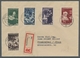 Saarland (1947/56): 1951, "Volkshilfe", Je Wert Zentral Mit Ersttags-Tagesstempel SAARBRÜCKEN 2 G 03 - Covers & Documents