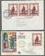 Saarland (1947/56): 1955, "Tag Der Briefmarke"-Partie Von 8 FDC-Umschlägen. Enthalten Sind 6 Schmuck - Cartas & Documentos