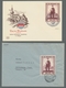 Saarland (1947/56): 1955, "Tag Der Briefmarke"-Partie Von 8 FDC-Umschlägen. Enthalten Sind 6 Schmuck - Briefe U. Dokumente